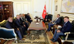 Yozgat Valisi'ne muhtarlardan ziyaret