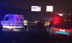 E-5’te yan yolda feci kaza: Otomobilin çarptığı yaya öldü!