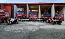 Yozgat'ta itfaiyecilerle iftar yaptılar