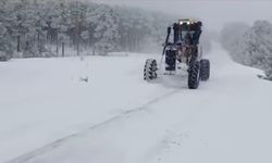 Yozgat'ta kar mesaisi devam ediyor
