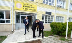 Belediye Başkanından okul ziyareti