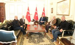Kooperatif başkanlarından Vali Özkan’a ziyaret