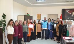 Yozgat'ta hemşerilere teşekkür belgesi