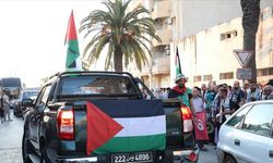 Gazze’ye destek konvoyu Libya’da durduruldu