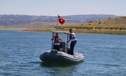 Jandarmadan Çekerek Barajı'nda anlamlı mesaj