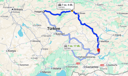 Yozgat-Adıyaman arası kaç km? Adıyaman Yozgat arası kaç saat?