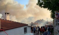 Yangın çıkan müstakil ev kullanılamaz hale geldi