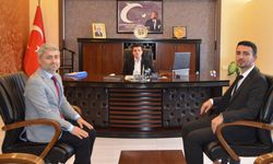 Başhekimden kaymakama ziyaret