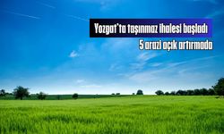 Yozgat’ta taşınmaz ihalesi başladı: 5 arazi açık artırmada