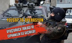 Yozgat'ta operasyon: Uyuşturucu tarlası ve cephanelik ele geçirildi!