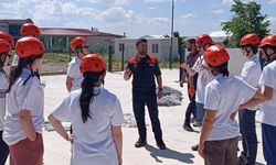 Uluslararası gönüllülere Yozgat’ta afet eğitimi