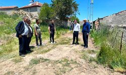 Sarıkaya Kaymakamı Demirkıran köylerde yürütülen çalışmaları inceledi