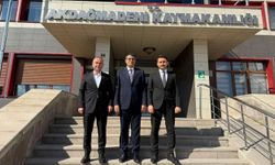 Başsavcı ve Hâkimden Kaymakam Kaymakçı’ya veda ziyareti