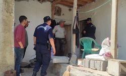 Yerköy'de yaşlı kadının evi onarılıyor