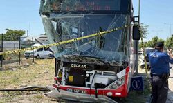 Otobüs kaza yaptı: 1 ölü, 9 yaralı
