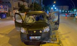 Kazada belediye işçisi ağır yaralandı