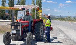 Yozgat’ta traktör sürücülerine ROPS ve görünürlük uyarısı