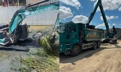 Şefaatli’de dere yataklarında temizlik çalışmaları sürüyor