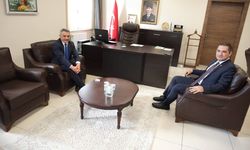 Vali Özkan'dan Yeni Vali Yardımcılarına hayırlı olsun ziyareti