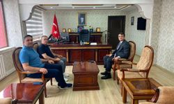 Mülkiye Müfettişi Dinç ve Savcı Şenel'den Kaymakam Kaymakçı'ya ziyaret