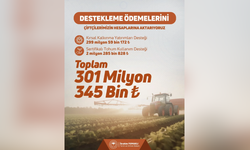 Tarımsal destek ödemeleri hesaplarına aktarıldı