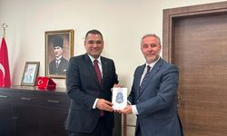 Sarıkaya Müftüsü Elveren'den vali yardımcısı Çimer'e hayırlı olsun ziyareti