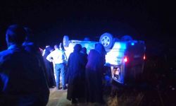 Minibüs devrildi: 7 yaralı
