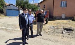 Çayıralan Kaymakamı Bostancı, Kaletepe köyündeki çalışmaları inceledi