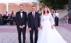 Yozgat Valisi Özkan, genç çiftin düğün törenine katıldı