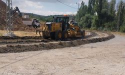 Başınayayla köyü yolunda çalışmalar başladı