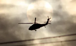 Yüksek gerilim hattında çalışan helikopter düştü!