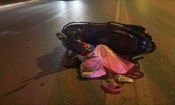 Motosiklet yola savruldu: Feci kazada 2 kişi yaralandı