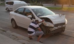 3 otomobil peş peşe çarpıştı: 3 yaralı!