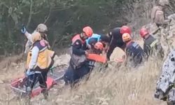 Mağarada yaralanan kadın, askeri helikopterle kurtarıldı