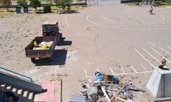 Boğazlıyan'da okul çevresi temizlendi