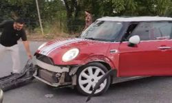 Otomobil ile motosiklet çarpıştı: 1 yaralı
