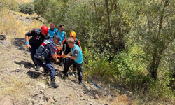 Yozgat'ta dere yatağına düştü: Yardımına ekipler koştu