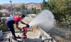 Yozgat’ta bahçede yakılan ateş yangına neden oldu