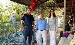 Aydıncık Kaymakamı Büyükuçar’dan Kıbrıs Gazisi Aykan’a ziyaret