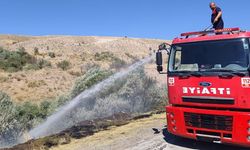 Yozgat’ta ot yangını büyümeden söndürüldü