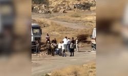 İnşaatta vinçten malzeme düştü! İşçi ağır yaralandı