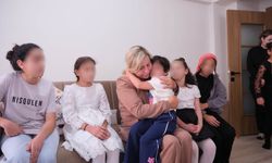 Arzu Özkan, çocuklarla bir araya geldi