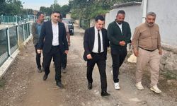 Yozgat’ta Kolanlı köyünün içme suyu şebekesi çalışmaları incelendi