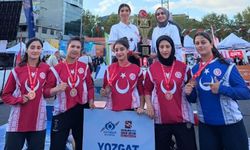 Yozgat Bozok Üniversitesi öğrencilerinden mas güreşinde Türkiye dereceleri