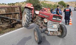 Traktör kazası: 2'si çocuk, 3 yaralı