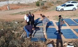 Aydıncık’a bağlı Kösrelik köyünde çalışmalar değerlendirildi