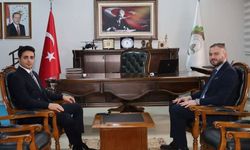 Alper Alp, Çandır kaymakamını ziyaret etti