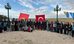 Yenifakılı'da Kırgız Türklerine anlamlı ziyaret