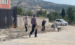 Kadışehri'nde yol ve altyapı çalışmaları sürüyor