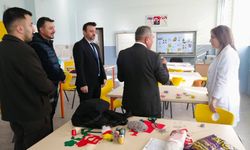 Kadışehri'nde atölye çalışmalarını inceledi